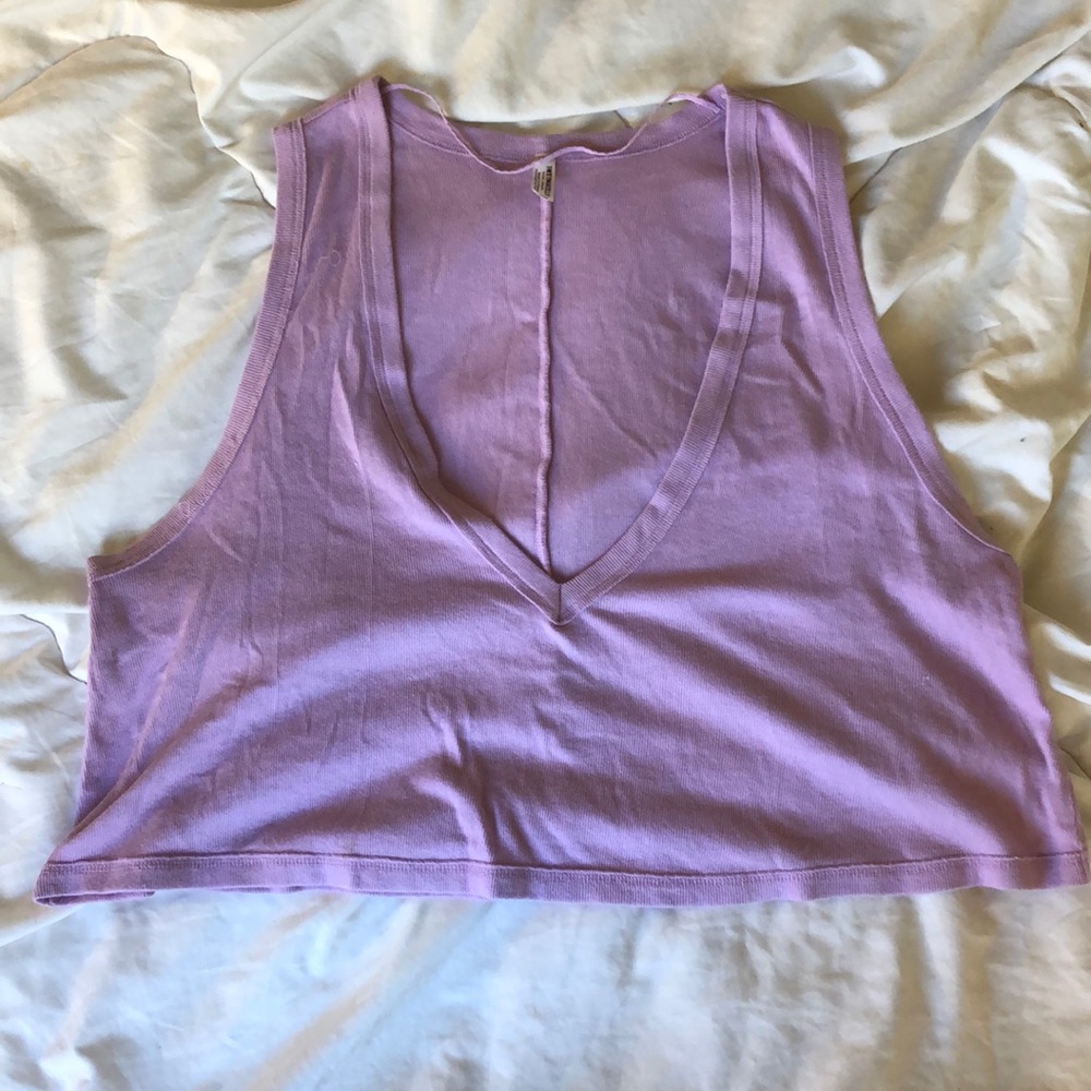 Lavender Crop Top